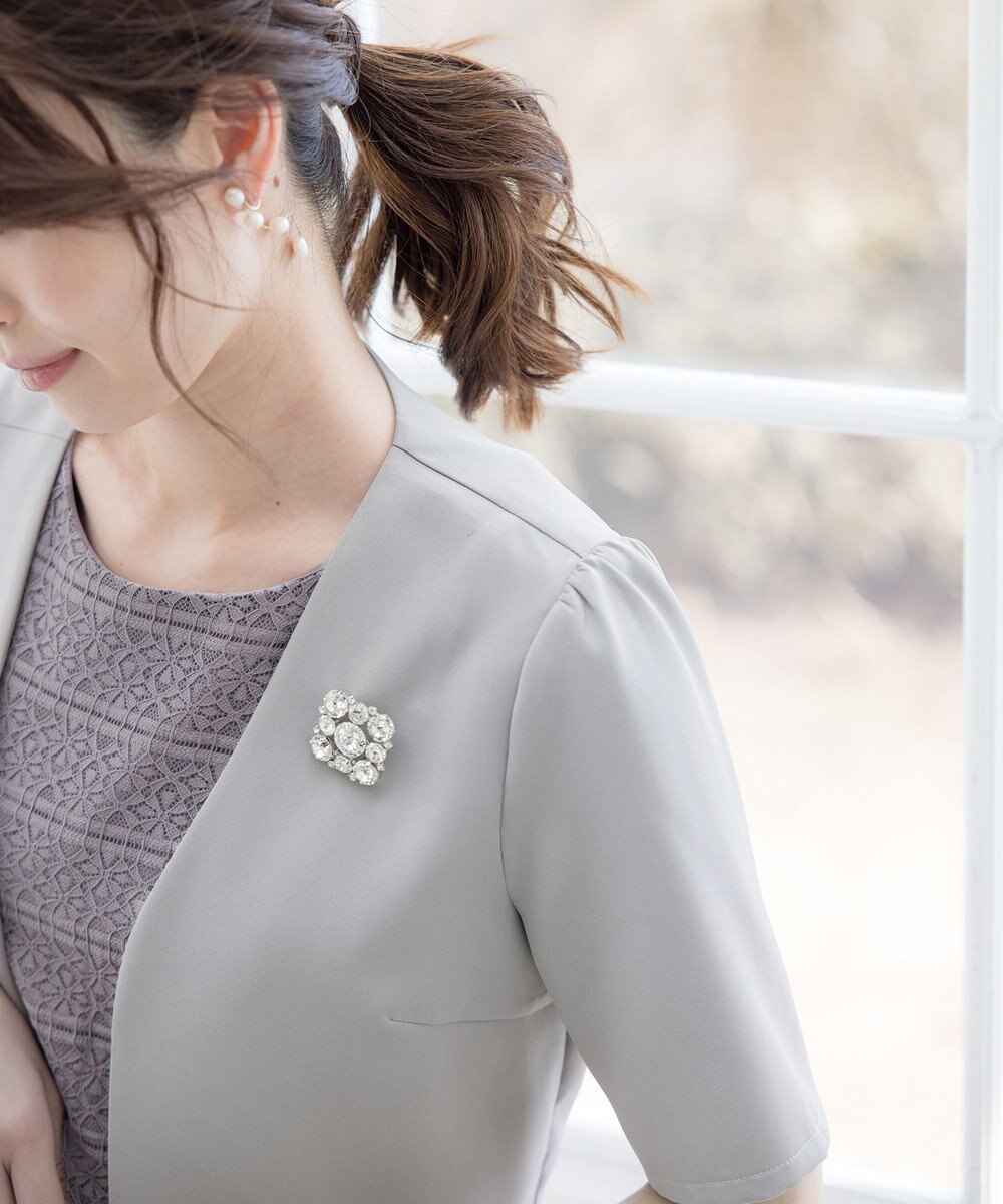 Tiaclasse L 【洗える】ボレロ＆ワンピースセット 