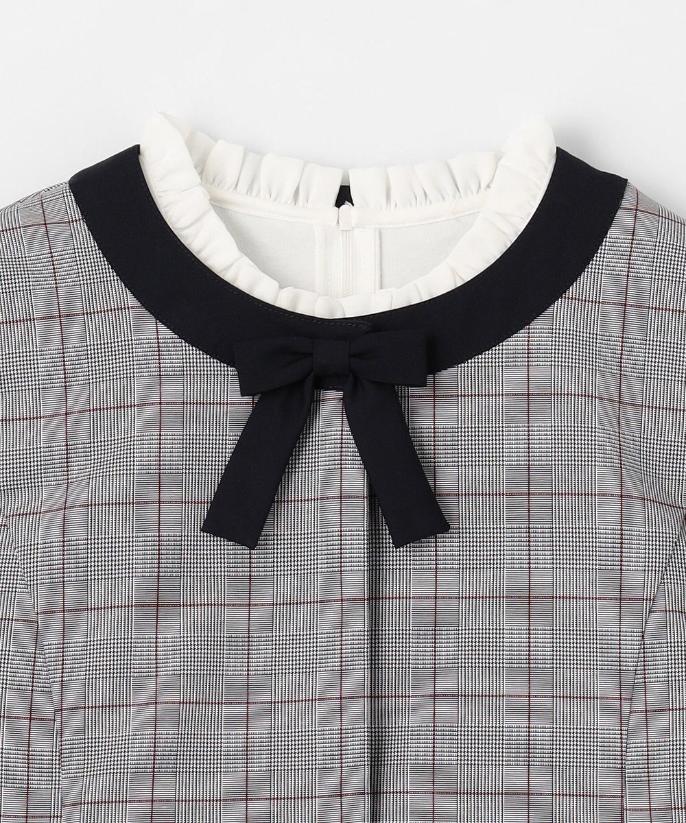 組曲 KIDS 【150-170㎝】グレンチェックジャケット＆プリーツワンピース セット 