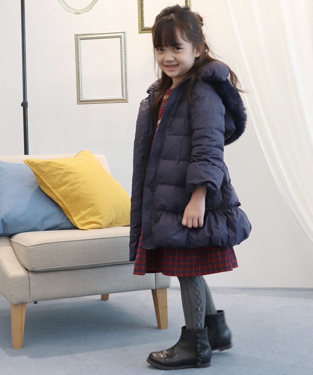 組曲 KIDS 【110-140cm】ロングダウンコート 