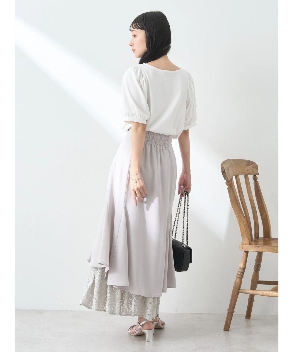 earth music&ecology レースヘムスカート 