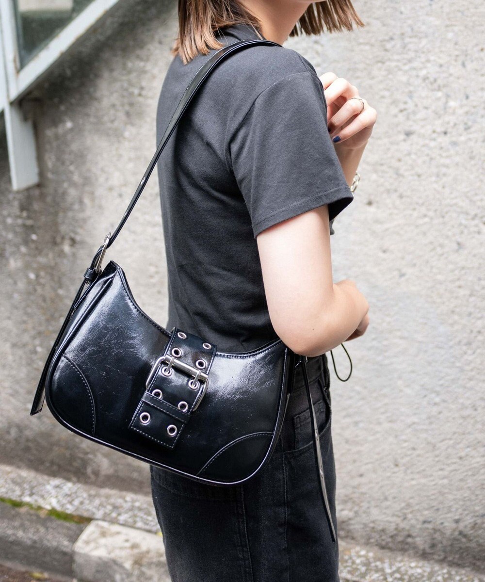 WEGO マルチWAYハーフムーンベルトバッグ 