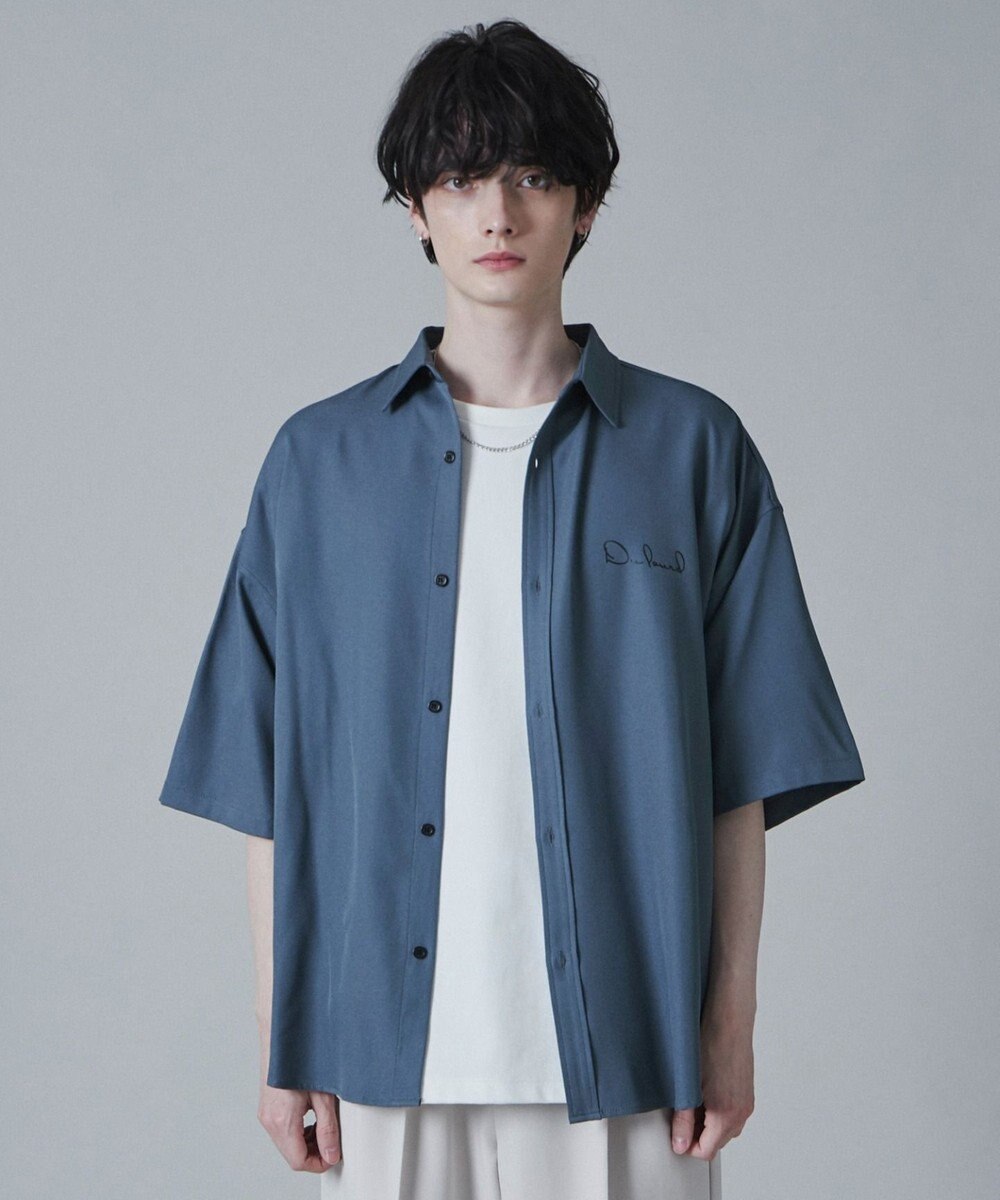 WEGO アムンゼンワンポイントBIGシャツ（S） 