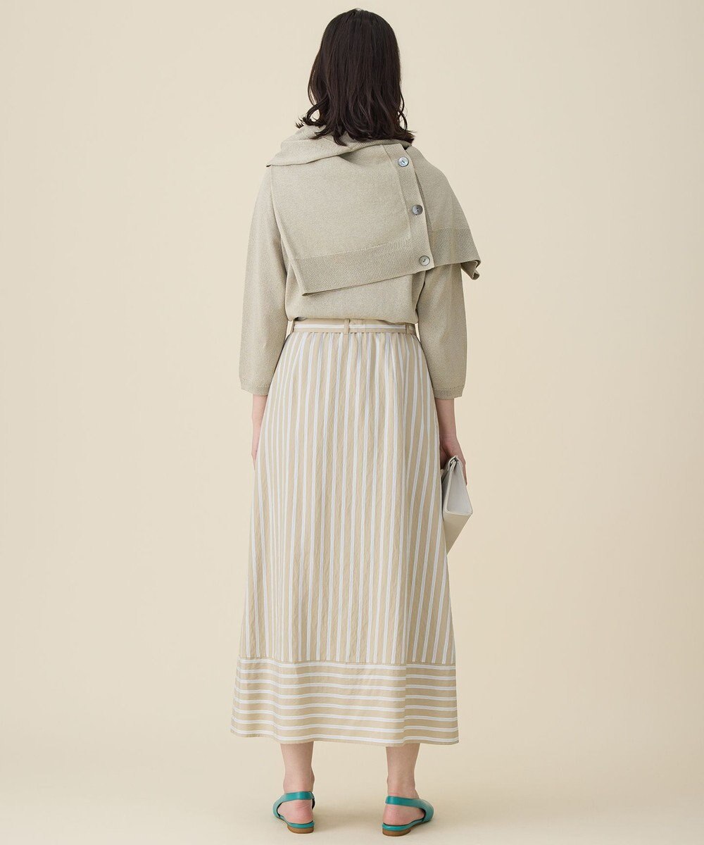 自由区 L ペーパーコットンニット カーディガン 