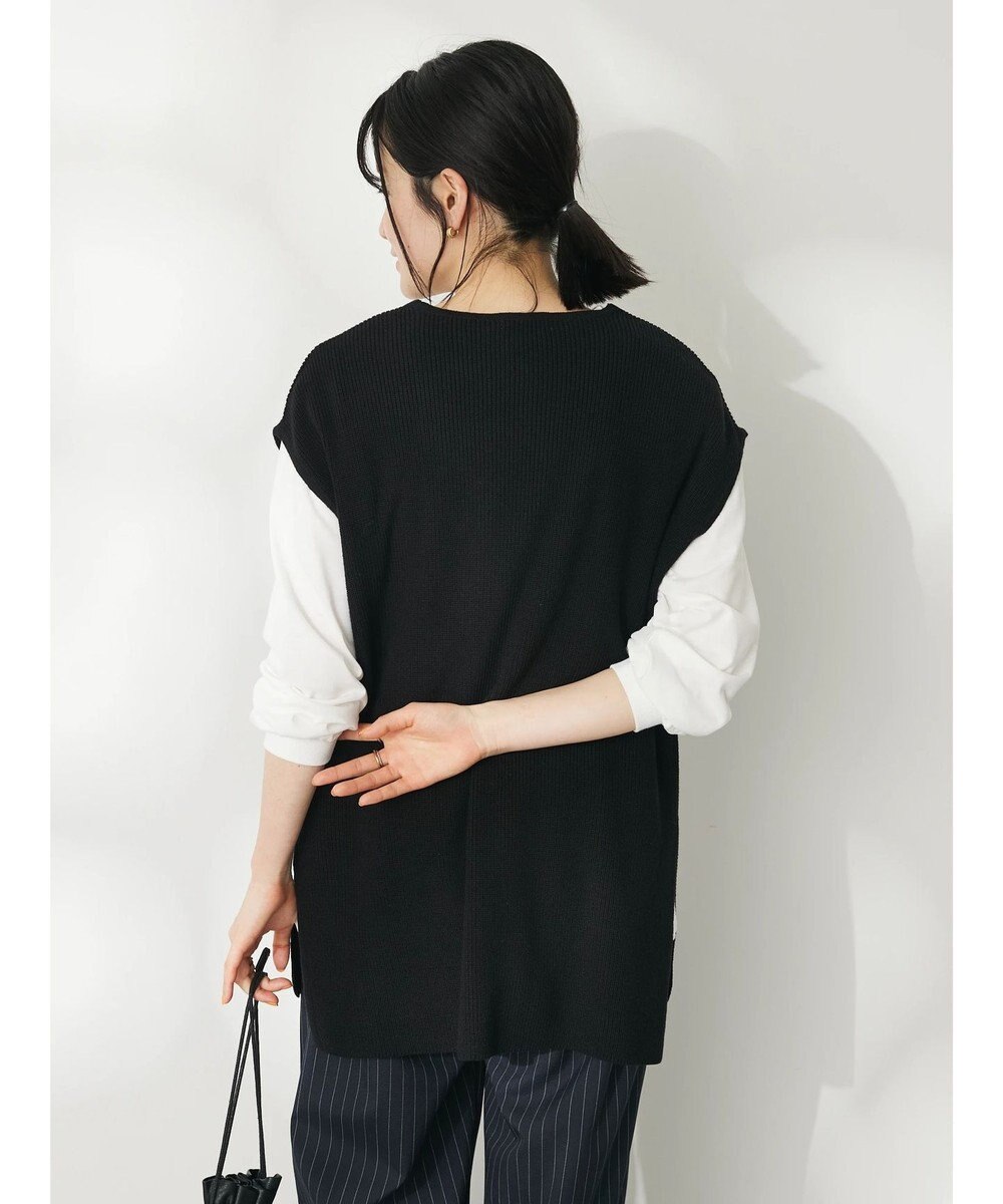 CRAFT STANDARD BOUTIQUE 【２点セット】片畦ニットベスト＋ロンＴＥＥ 