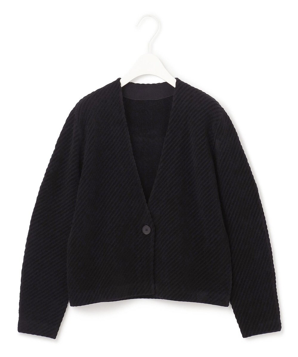 ICB L 【WEB限定カラーあり・洗える】 ジオメトリックパターン カーディガン 