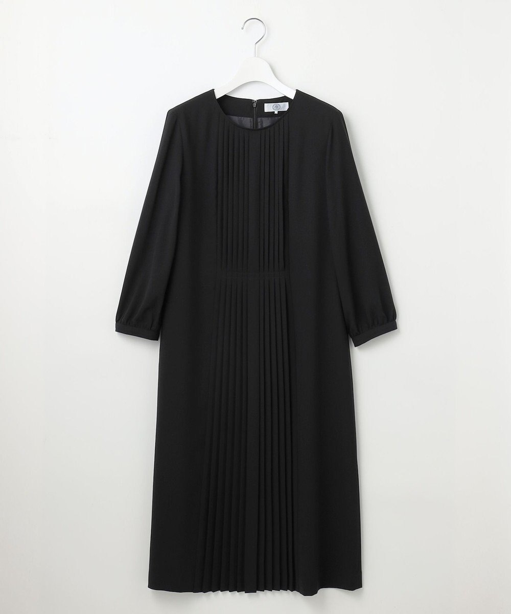 J.PRESS LADIES S 【洗える】ノルディス2wayジョーゼット フロントプリーツ ワンピース 