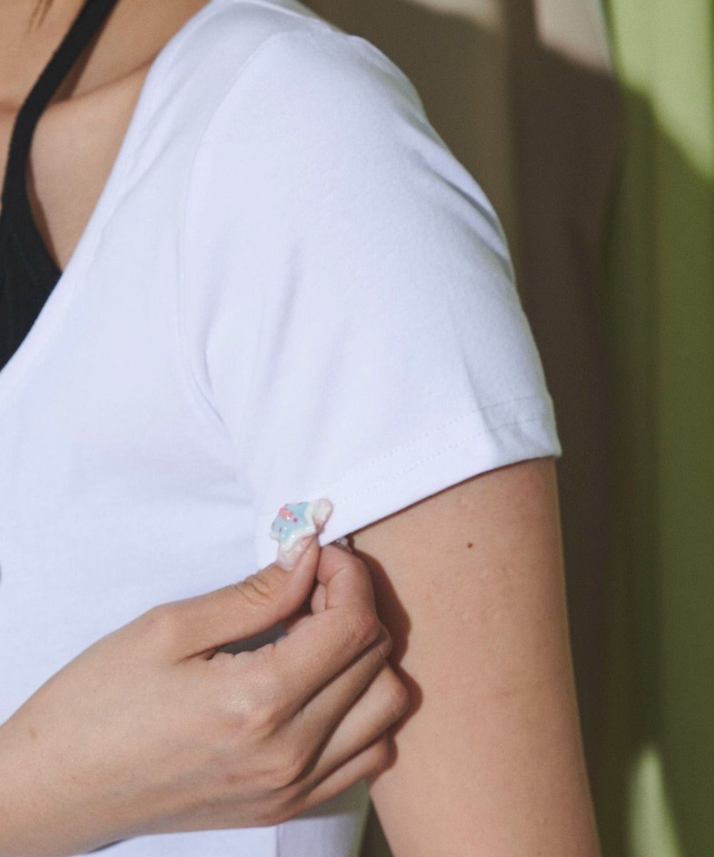 WEGO メタルパッチレイヤードピチTOP 