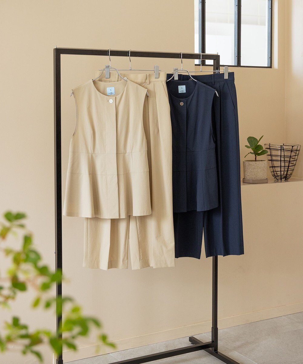 組曲 S スーパーライトストレッチ ワイドパンツ 