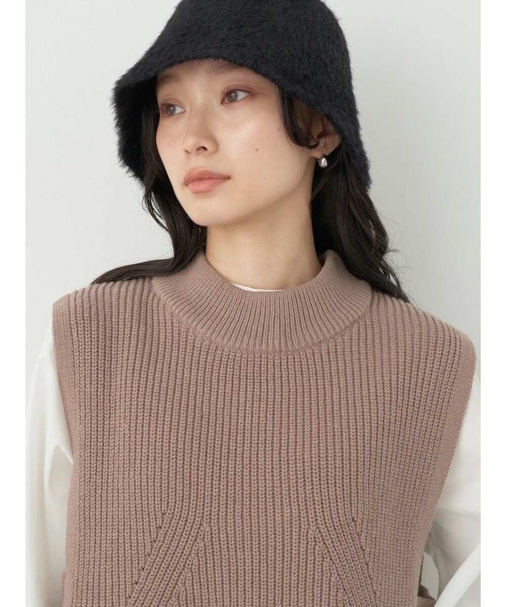 earth music&ecology ＳＥＴ２点　ベスト＋チュニックブラウス 