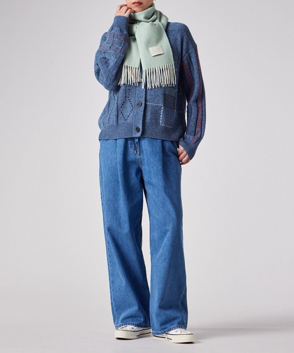 Paul Smith パッチワーク カーディガン 