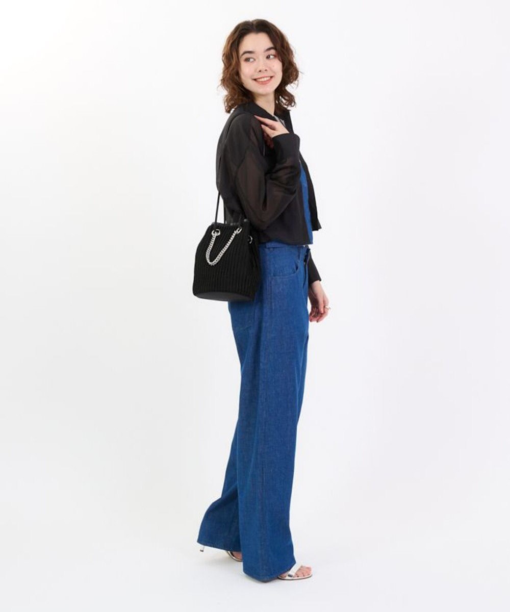 LeSportsac CHAIN CROCHET SM BUCKET/ブラッククロシェ 