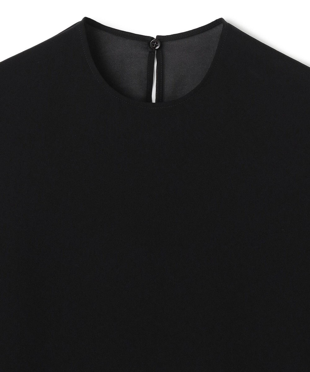 BEIGE， 【洗える】FLEUR / バックシアーノーカラーブラウス 