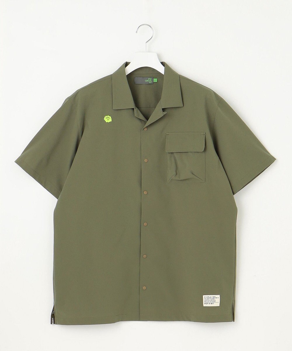 PW CIRCULUS 【高通気 / 軽撥水 / 軽量のDotAir 使用】【MEN】開襟シャツ 