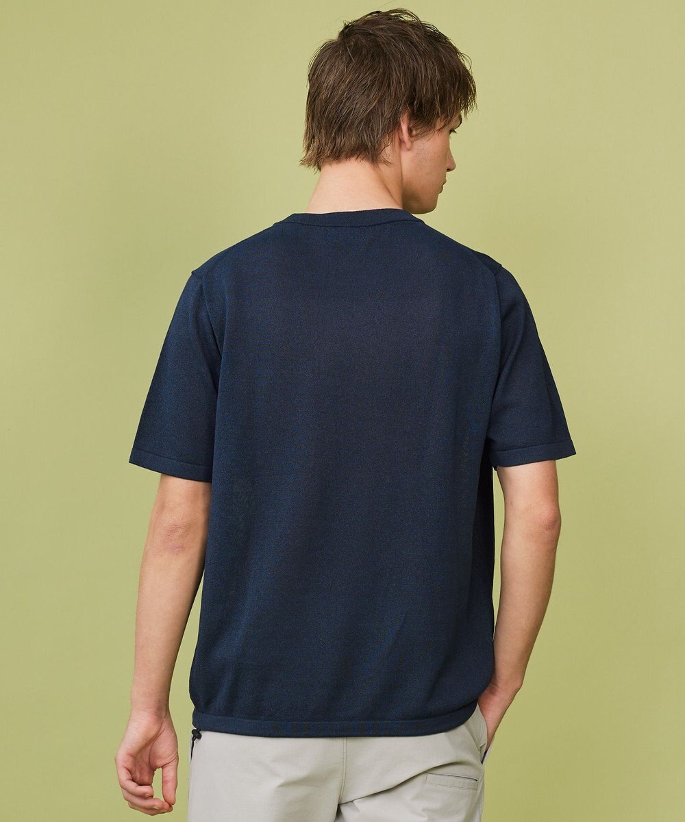 JOSEPH ABBOUD MOUNTAIN 【エコ素材・軽量・通気性・速乾性】ペーパーヤーンニット Ｔシャツ 