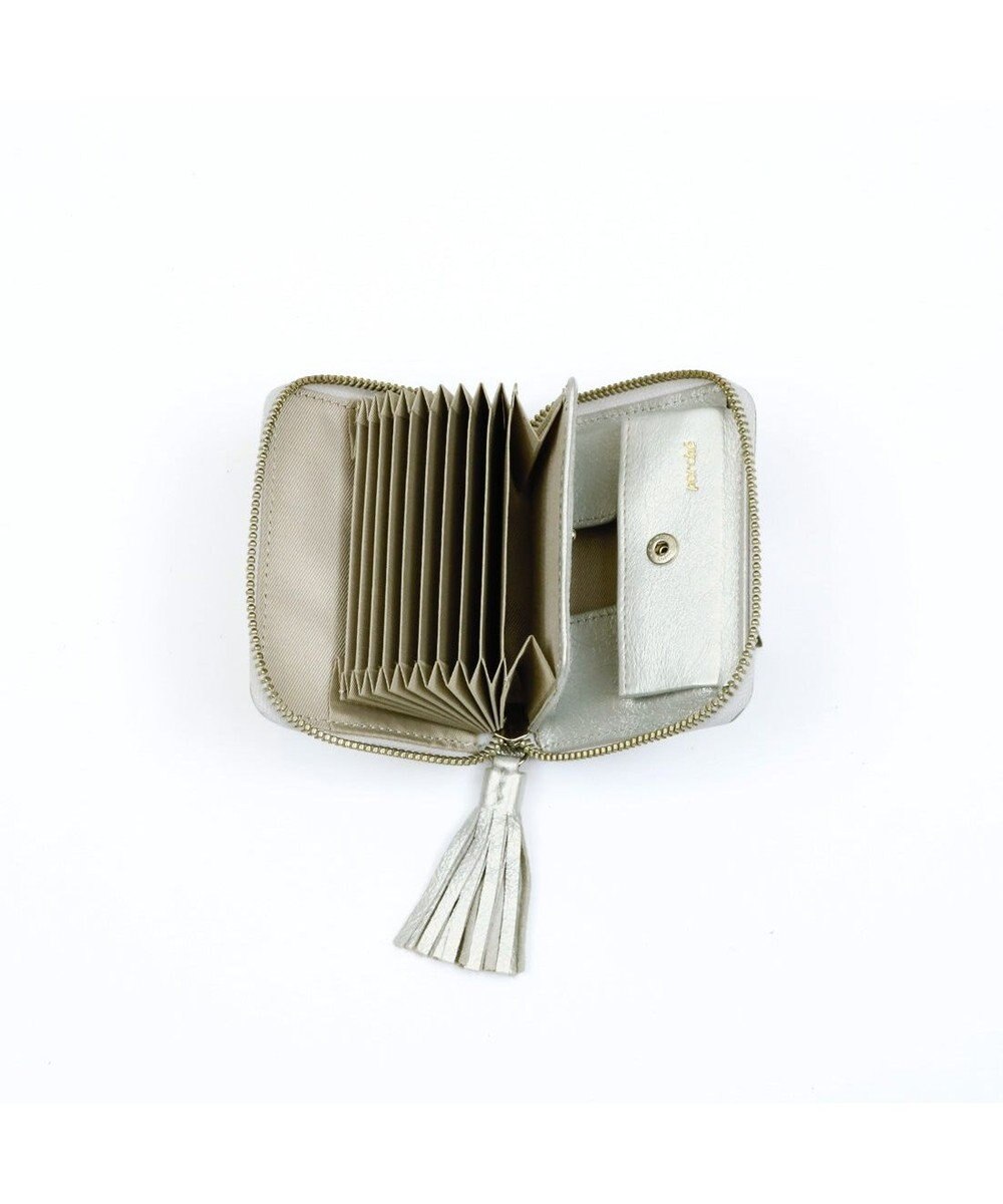 UNBILLION ペルケ perche / ドット型押し・ジャバラカードウォレット 