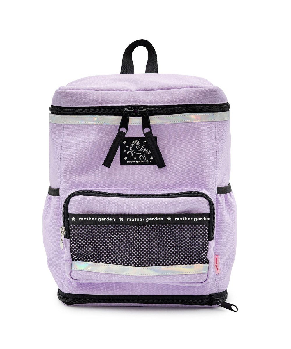 Mother garden マザーガーデン  スクエアリュック 【Mサイズ】  《パープル》 