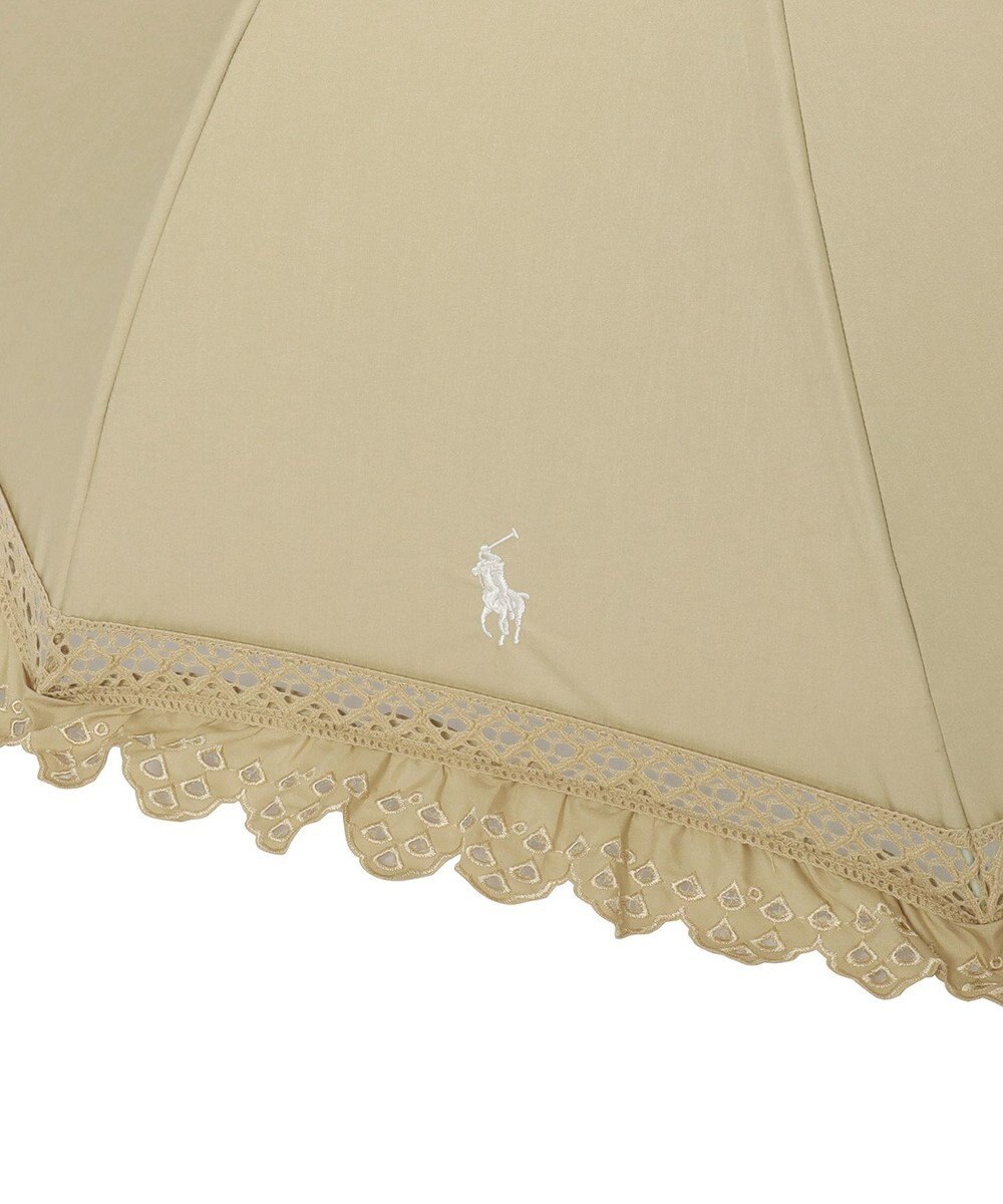 MOONBAT POLO RALPH LAUREN 晴雨兼用 長傘 エンブフリル 日傘 遮光 遮熱 UV 