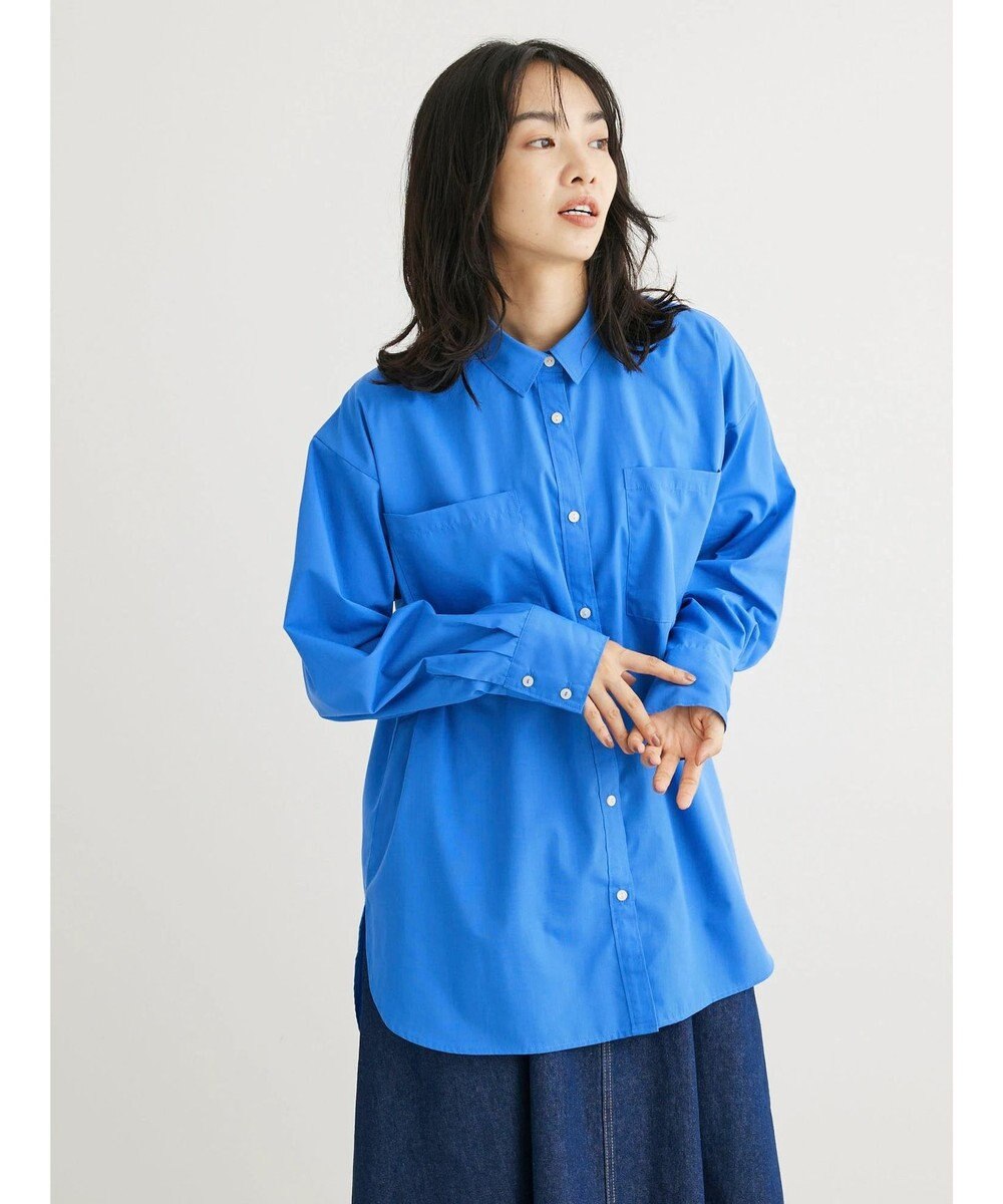 Green Parks 胸元ポケットイージーケアシャツ 