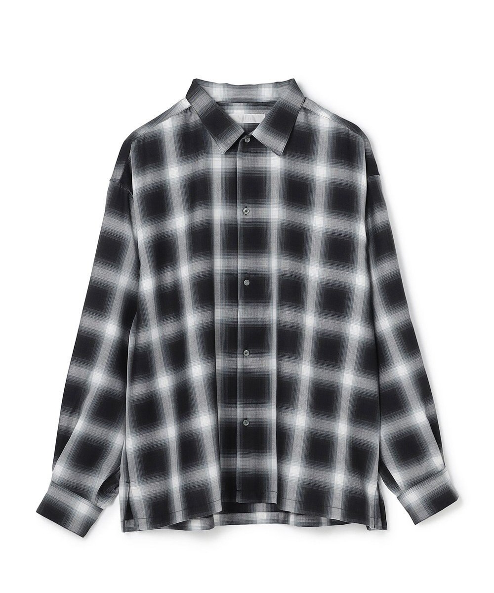 UNFILO MENS 【男女兼用】エアリーシアー オンブレシャツ 