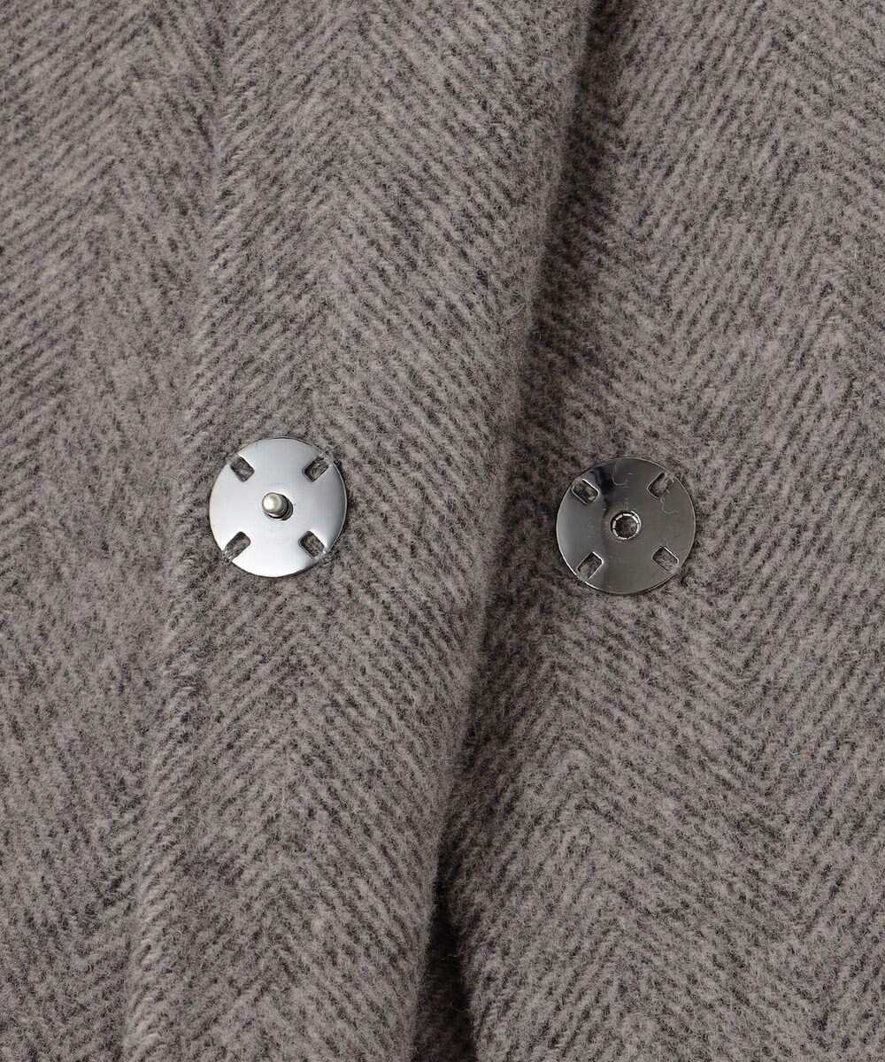 自由区 L ウールリバーロング コート 