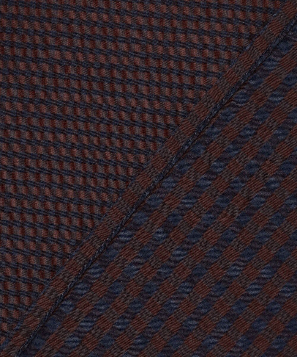 JOSEPH ABBOUD MOUNTAIN 【日本素材/軽量/オーガニックコットンブレンド】チェックコンビ アウトドア シャツ 