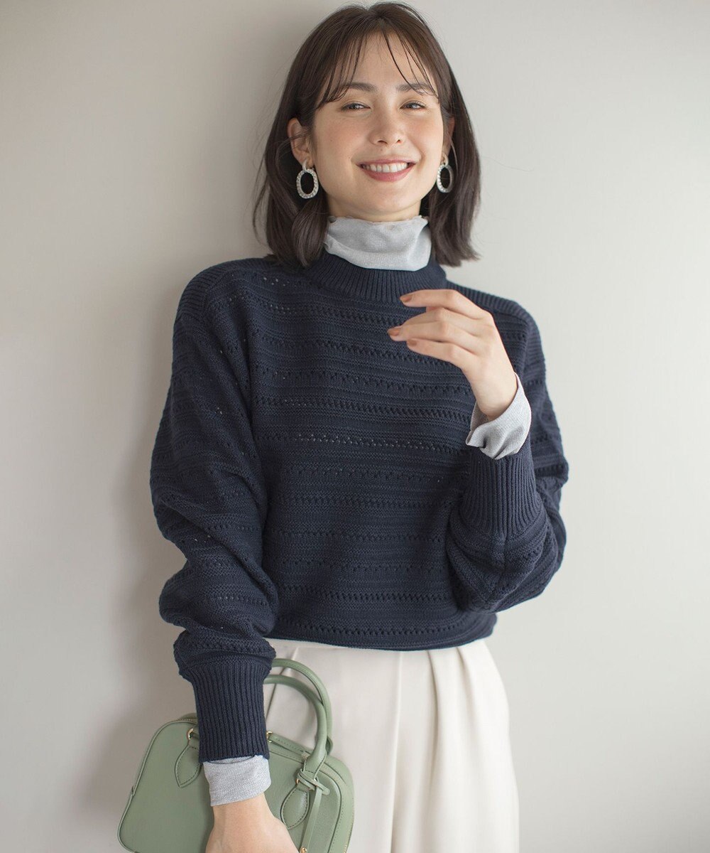 組曲 S ラメチュールコンビタートル カットソー 