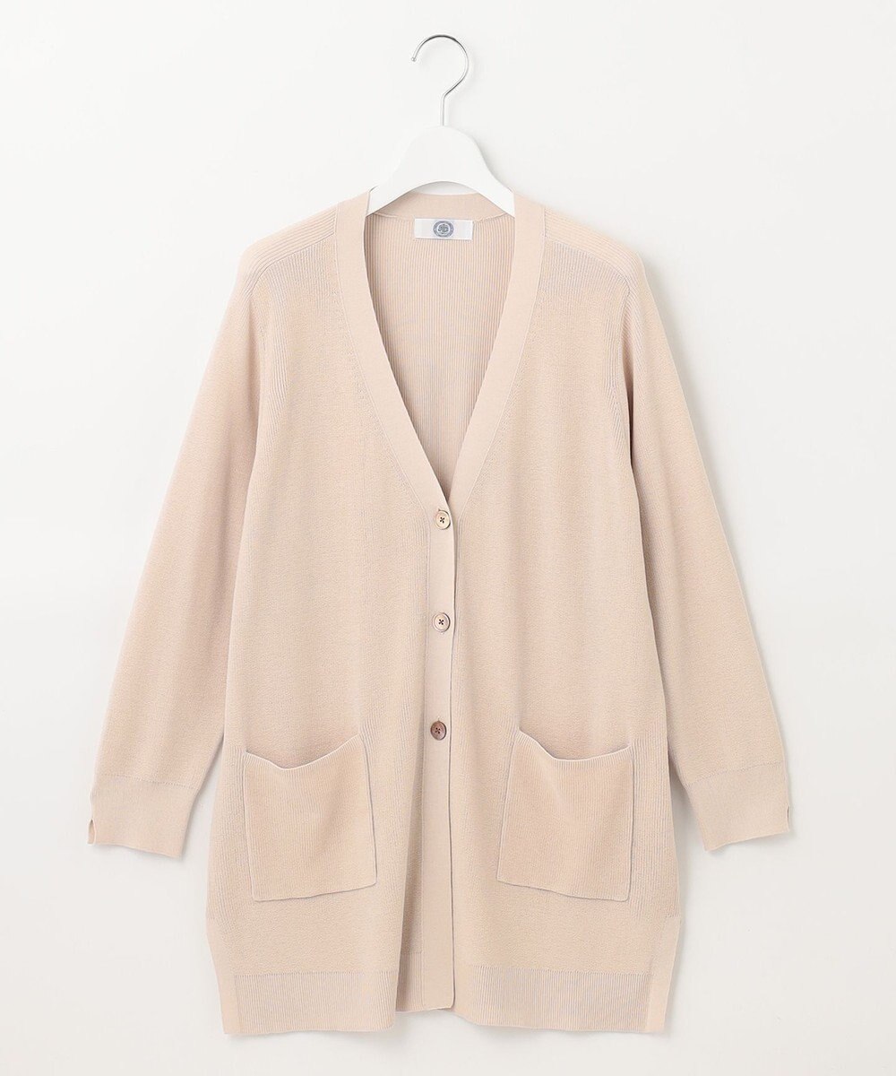 J.PRESS LADIES 【洗える】 コットンモダール カーディガン 