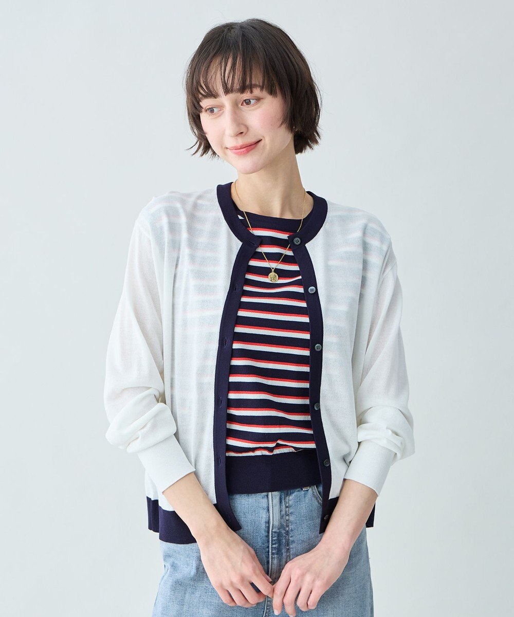 ANY ツインニットセット（ノースリーブニット＋カーディガン） 