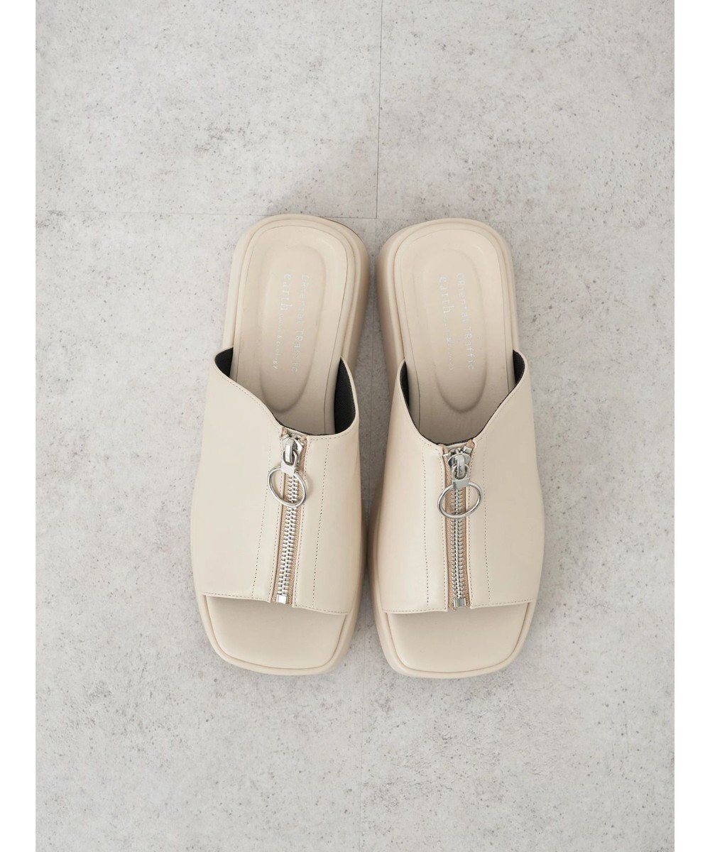 earth music&ecology ＯＲｉｅｎｔａｌＴＲａｆｆｉｃ　フロントジップサンダル 