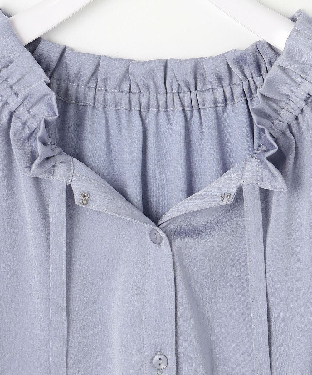 ANY SIS 【前後着用可能】ギャザーネック ブラウス 