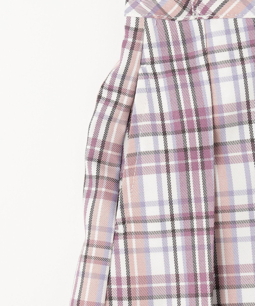 ANY KIDS チェック ガーリー スカパン 