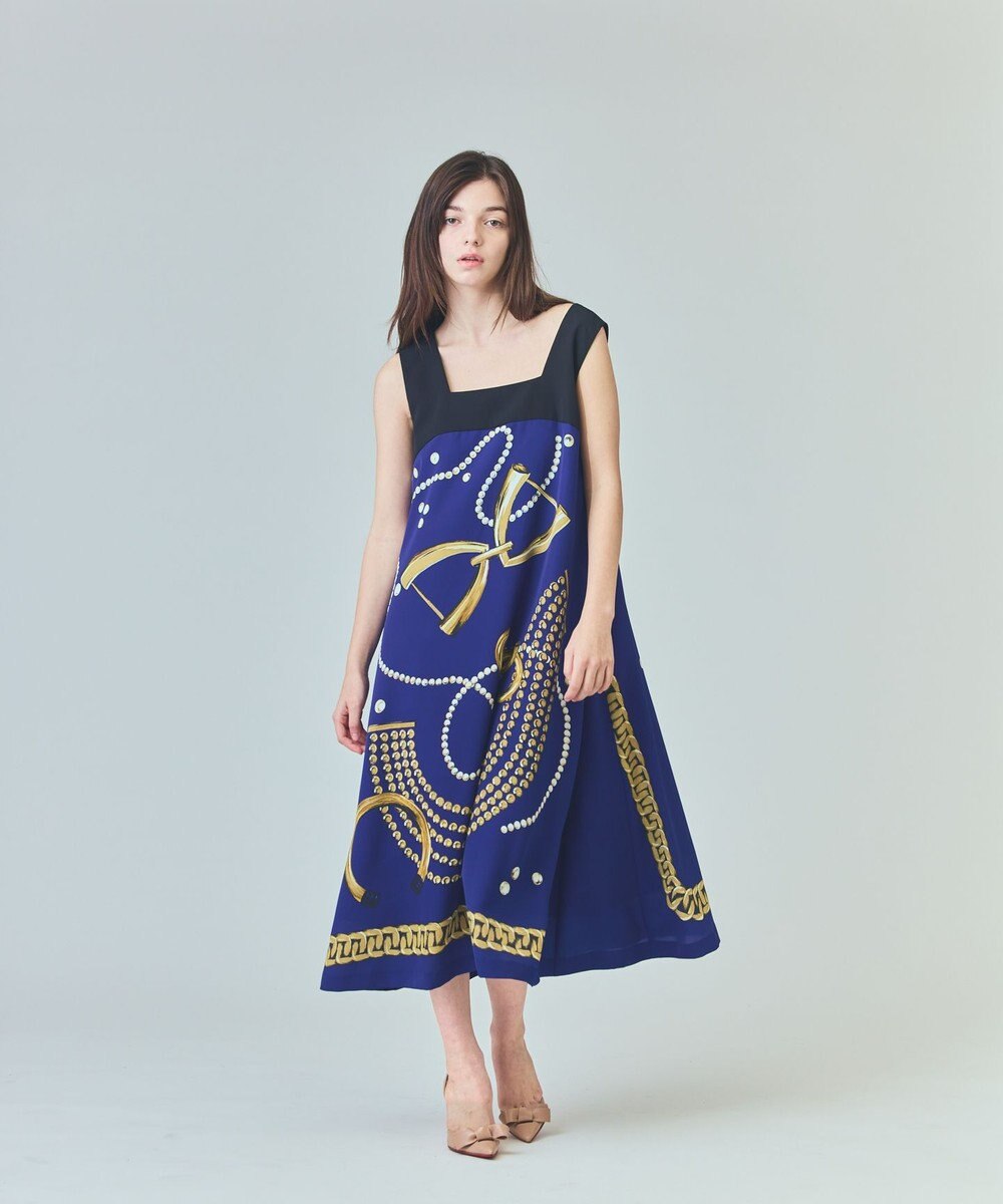 GRACE CONTINENTAL ジュエリーモチーフドレス 