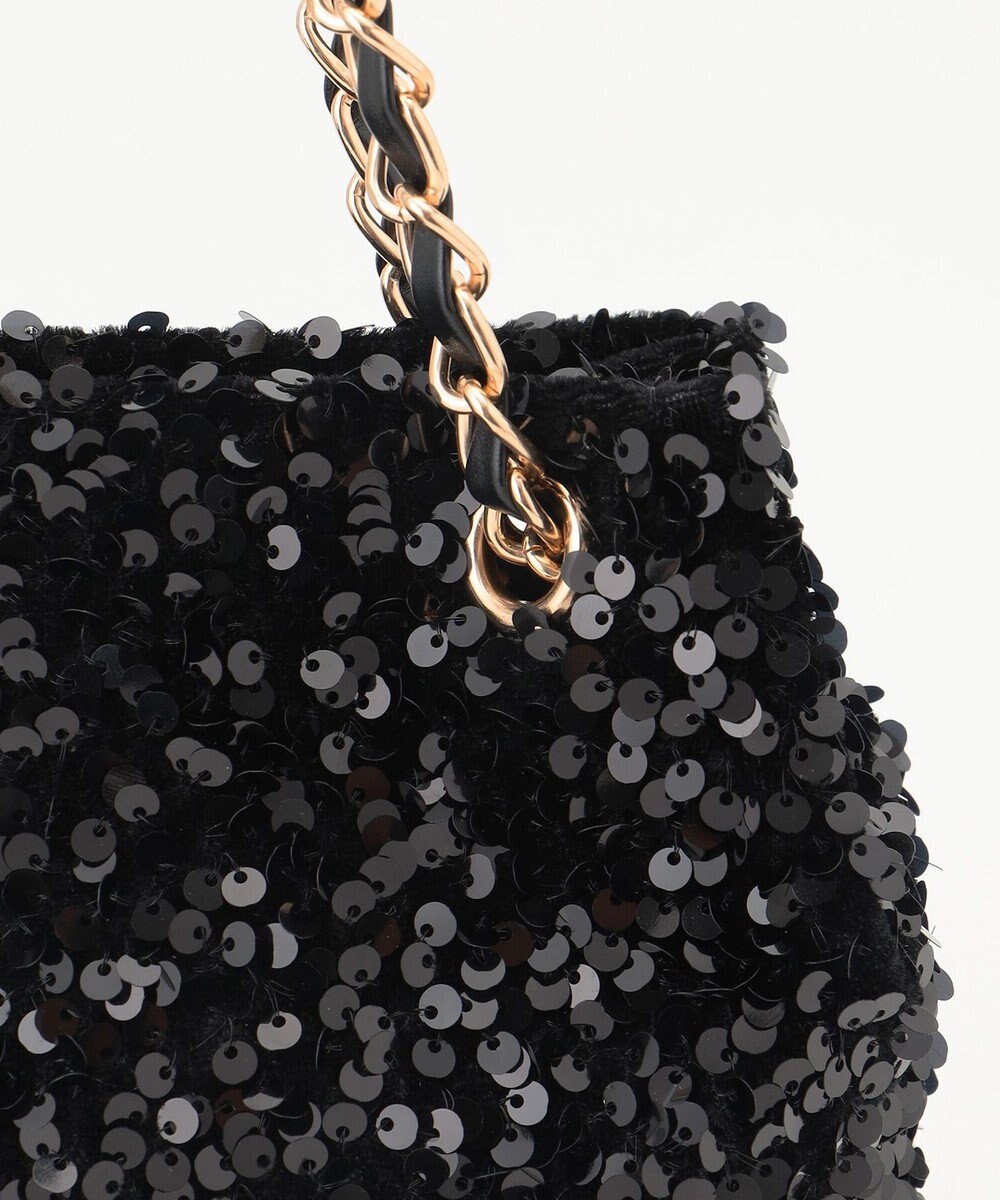 ANY SIS スパンコールチェーン バッグ 