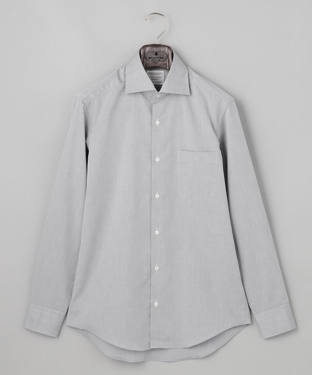 GOTAIRIKU 【形態安定】PREMIUMPLEATS_ワイドカラー _通年ドレスシャツ(26年春夏限定色) 