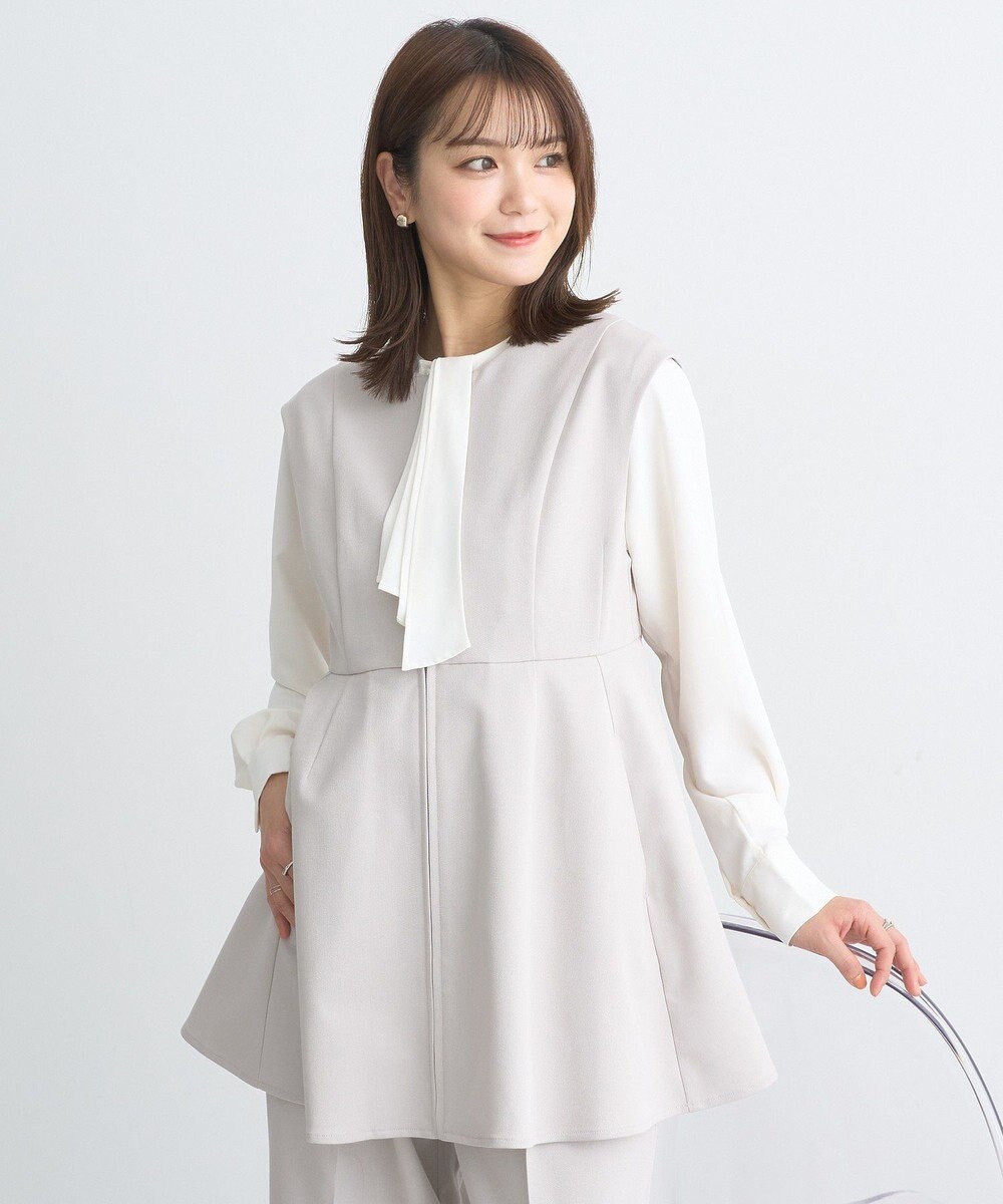 earth music&ecology ペプラムジップジレ 