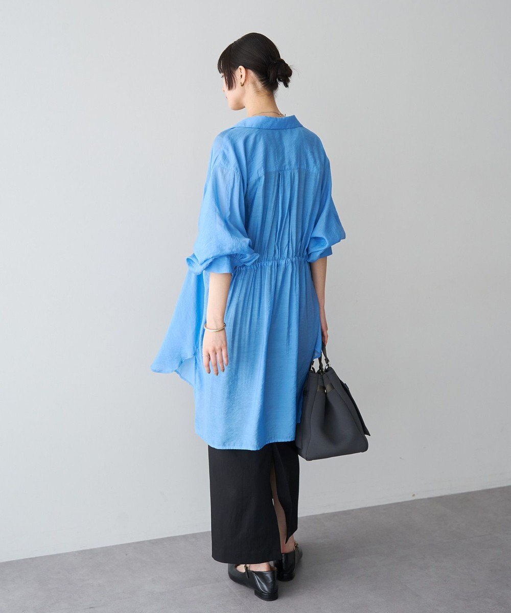 YECCA VECCA シアー2way袖バルーンチュニック 