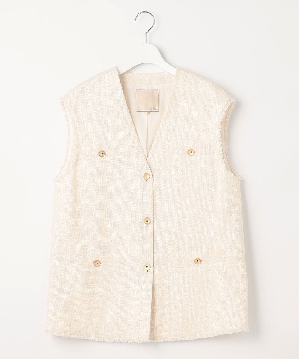 自由区 L 【セット可】ラミーブッチャー ショートジレ 