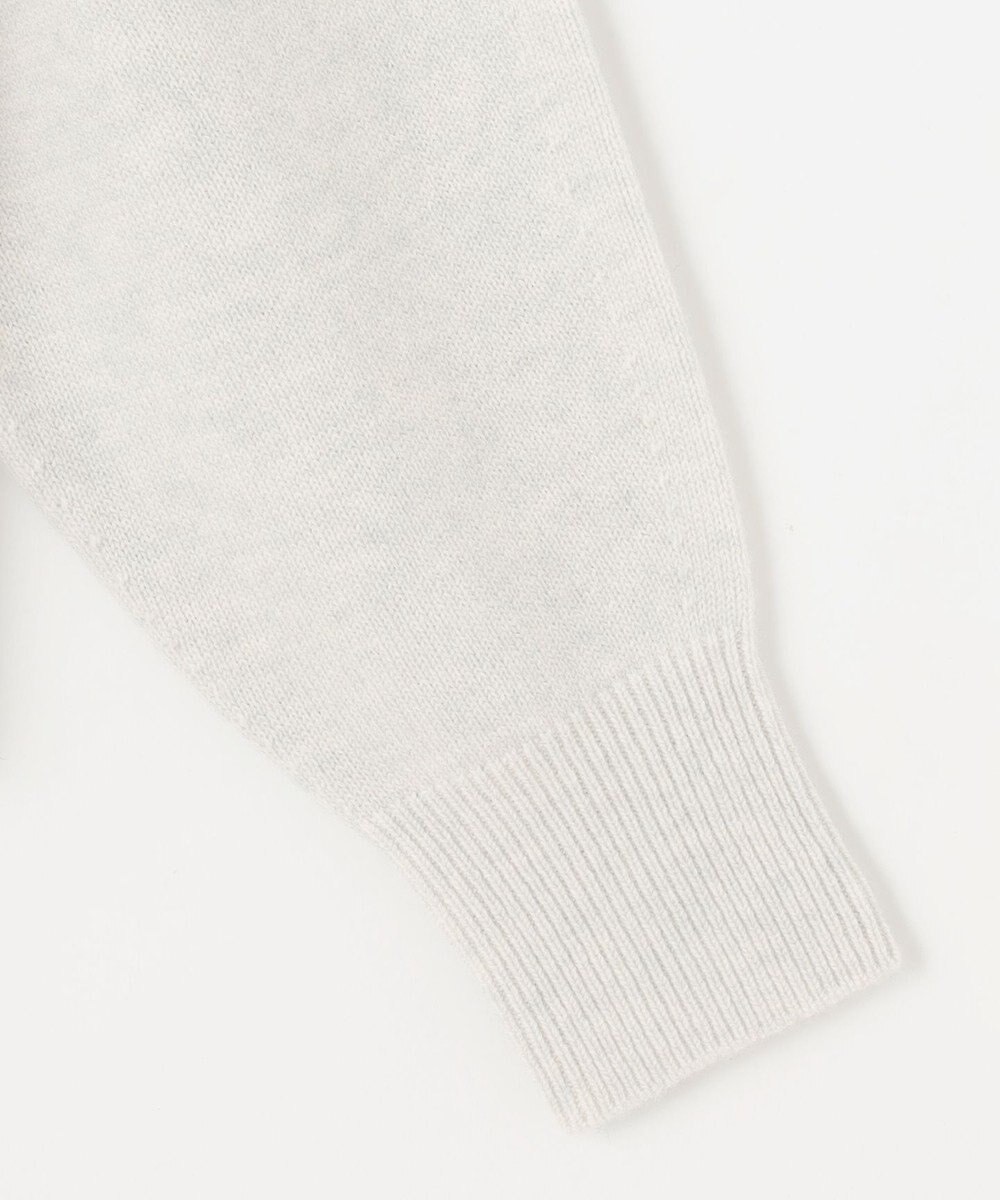 組曲 【8色展開・前後着用可】ウールカシミヤミックス パフスリーブ ニット 