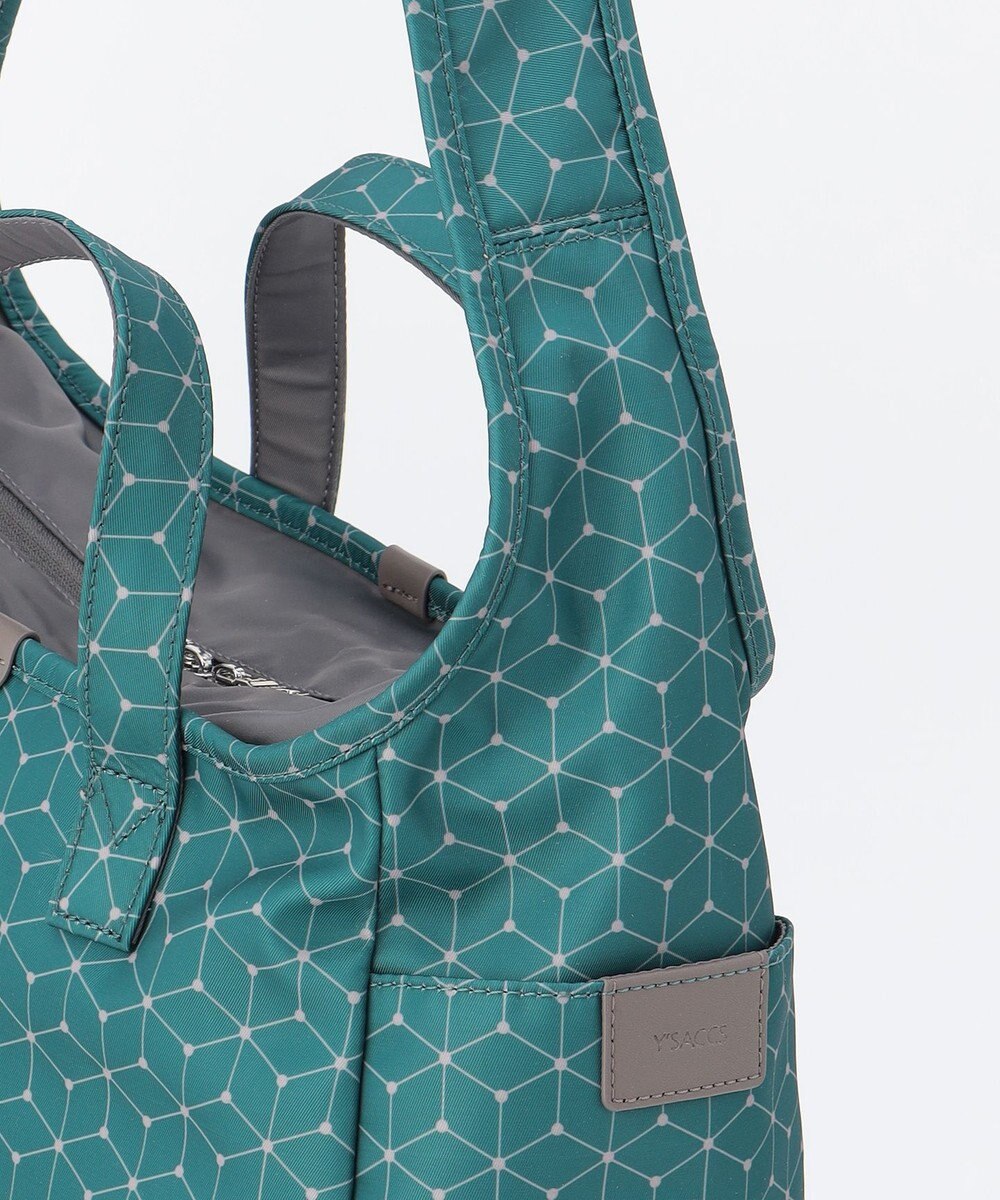 Y'SACCS キュービック×ポイントドット　2WAYトート＆ショルダー　Mサイズ 