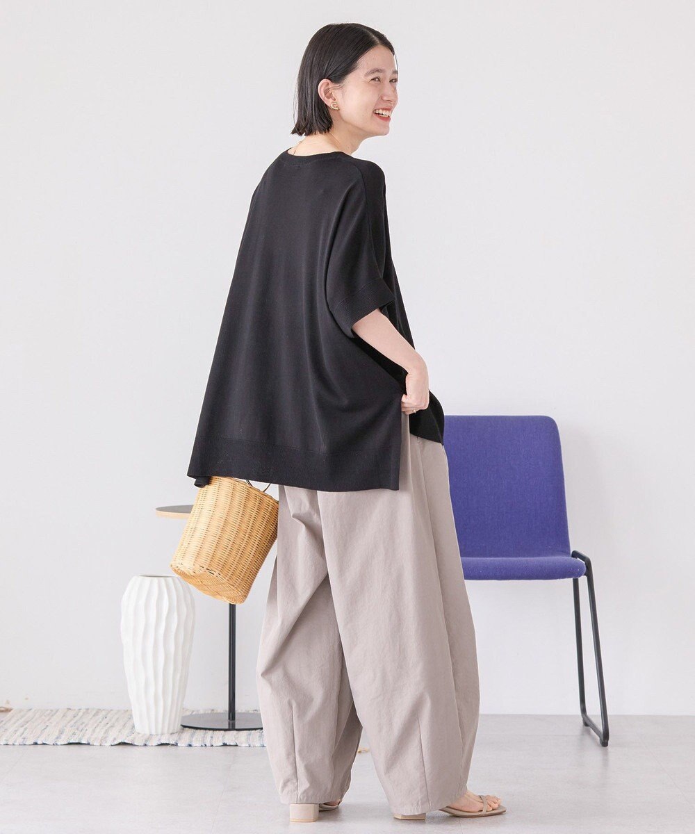 AMERICAN HOLIC 接触冷感サイドスリットニットプルオーバー 