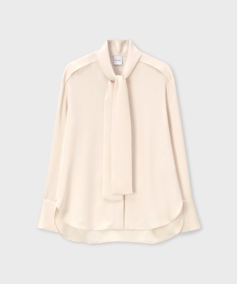 Paul Smith サテン ボウタイ ブラウス 