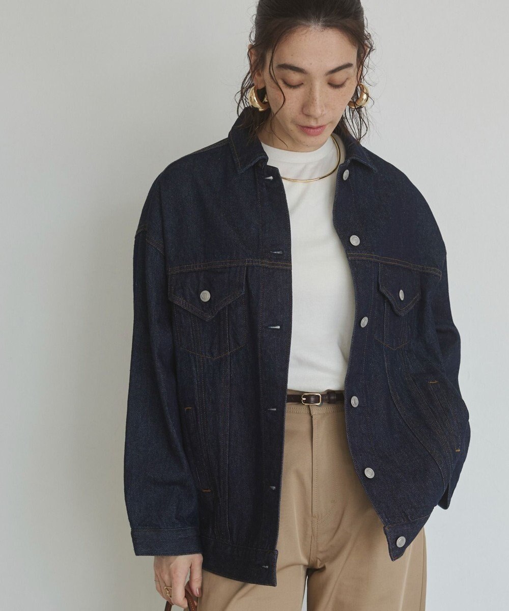 WEGO 【ANGIE VINTAGE】ビッグシルエットデニムジャケット / オーバーサイズGジャン 