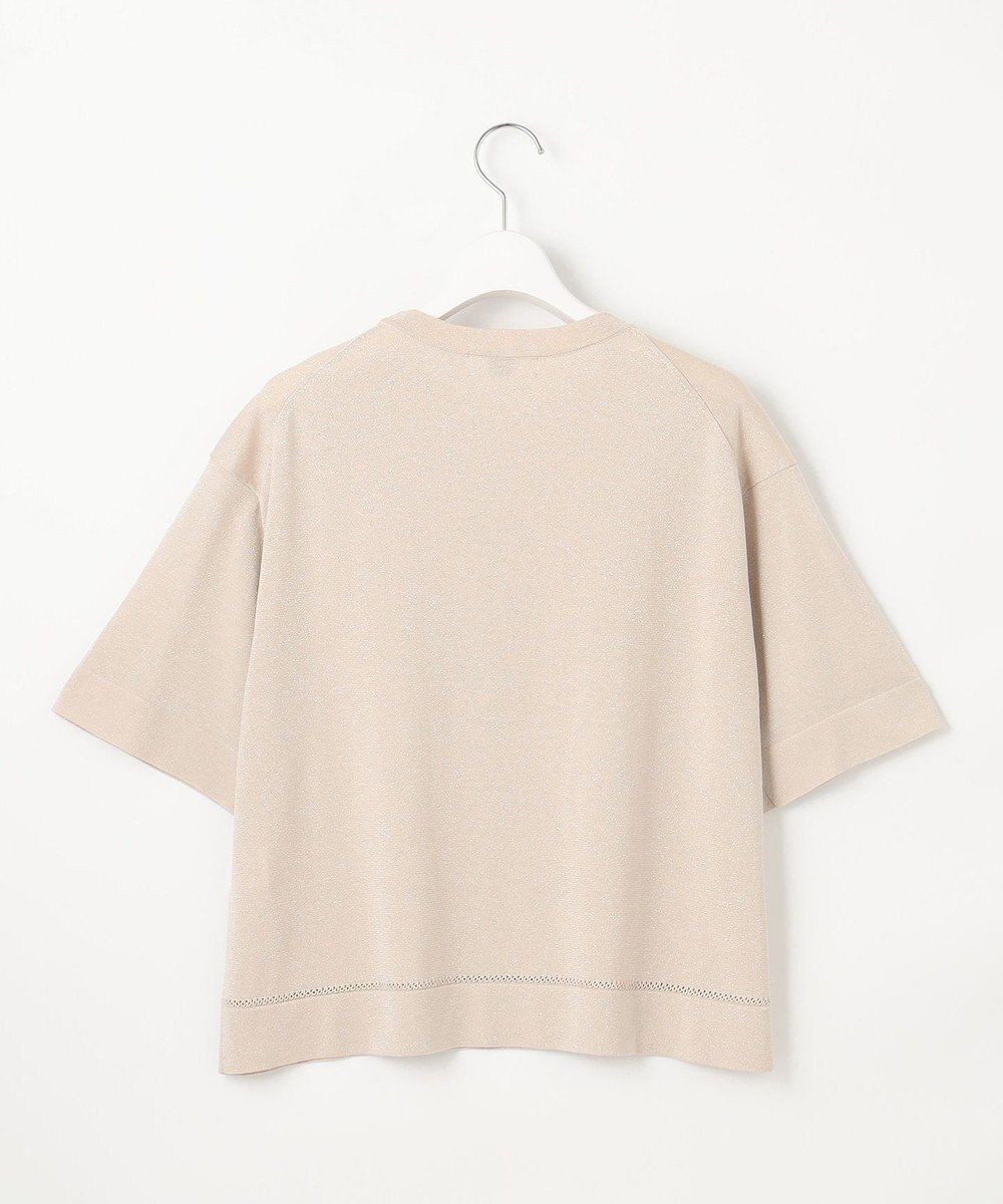 J.PRESS LADIES L 【洗える・抗菌防臭】LUREX ラメ ニットT 