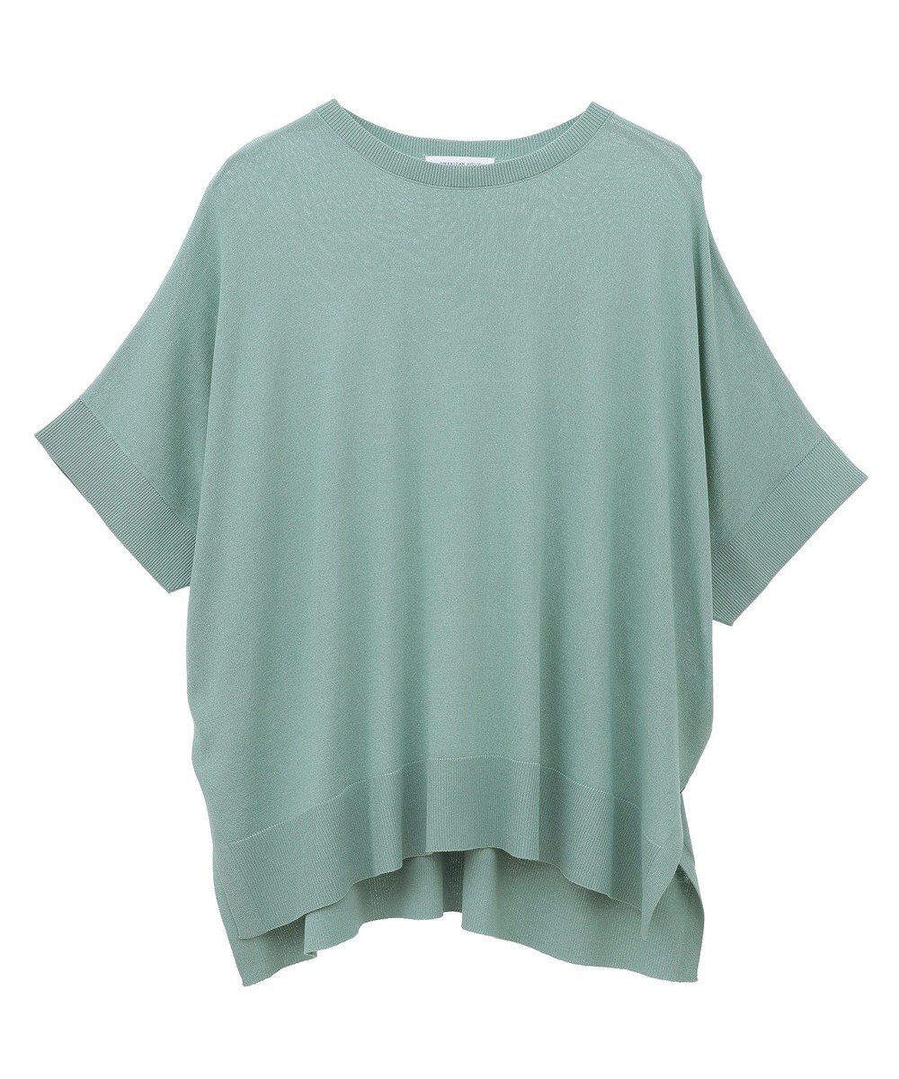 AMERICAN HOLIC 接触冷感サイドスリットニットプルオーバー 