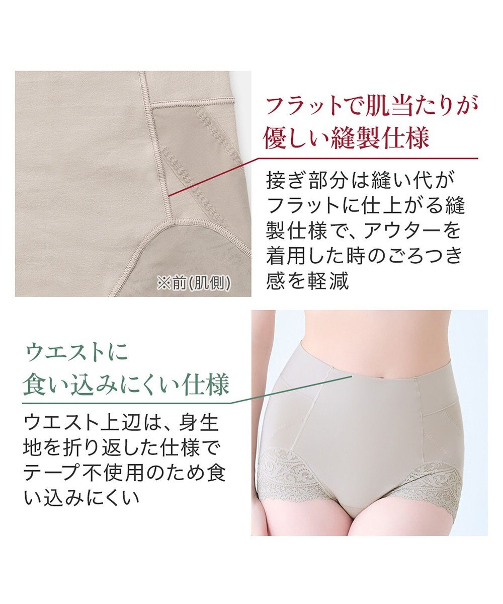 BRADELIS New York 【カヤビューティーラボ / ブラデリス】やわらか綿混ハイウエストショーツ24  補正 下着 