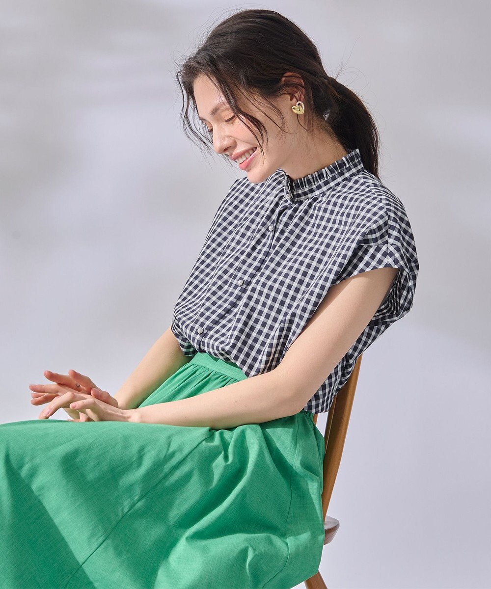 ANY 【UVカット/吸水速乾/抗菌防臭】エニィファンクション ノースリーブブラウス 