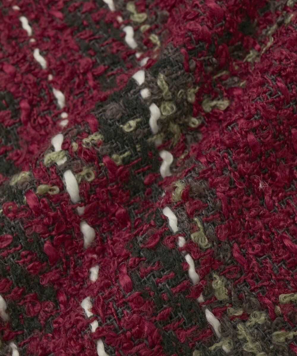 Green Parks ・ＳＵＧＡＲ　ＳＰＯＯＮ　チェックフリンジスカート 