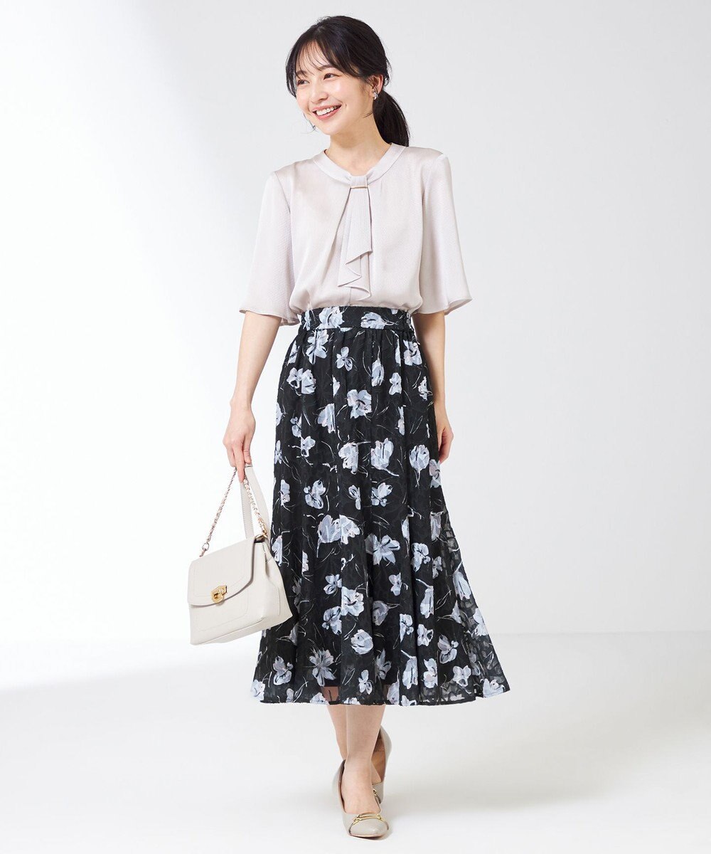 ANY SIS 【2WAY】ペイントフラワー スカート 