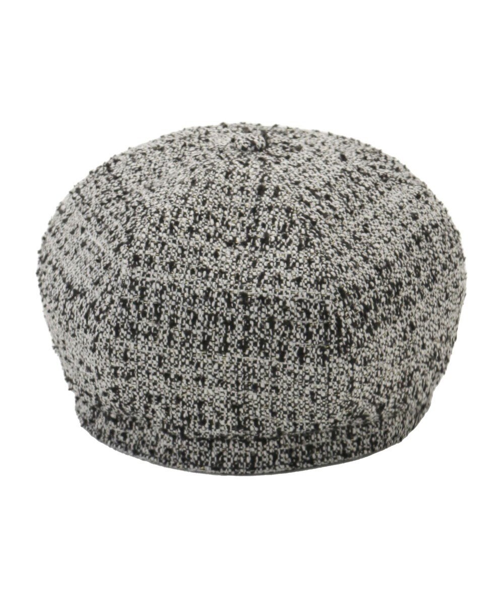 MOONBAT PAUL & JOE ACCESSOIRES ロゴ刺繍ツイードベレー 