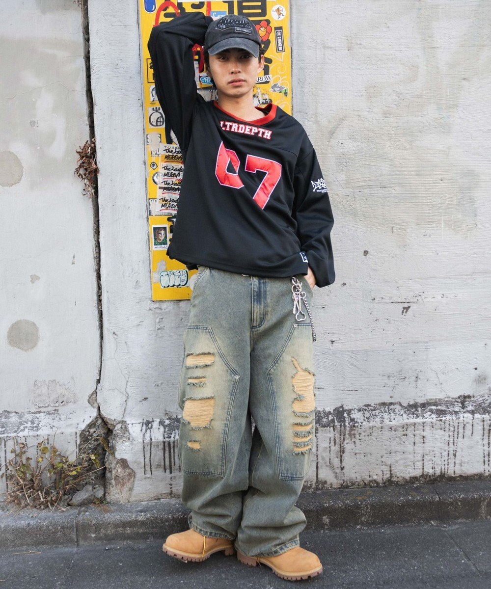 WEGO 【ユニセックス着用ITEM】ナンバリングホッケーT（LS） 